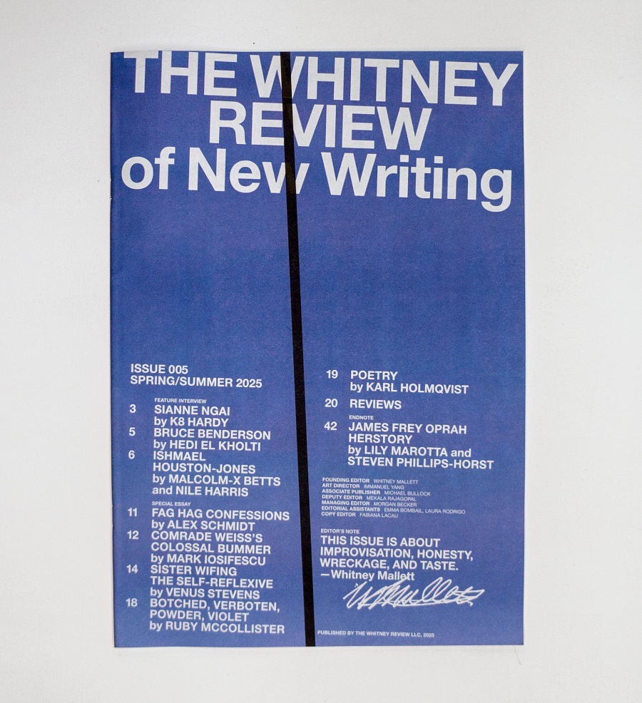 The Whitney Review Issue 005
