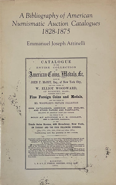 A Bibliography of American Numismatic Auction Catalogues