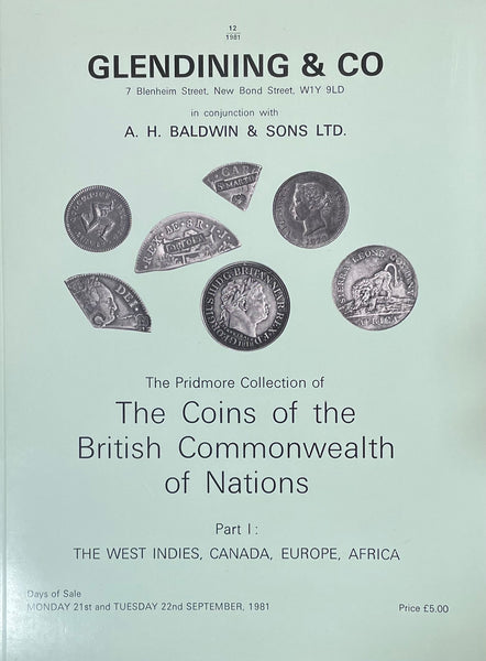 The Pridmore Collection of The Coins of the British Commonwealth