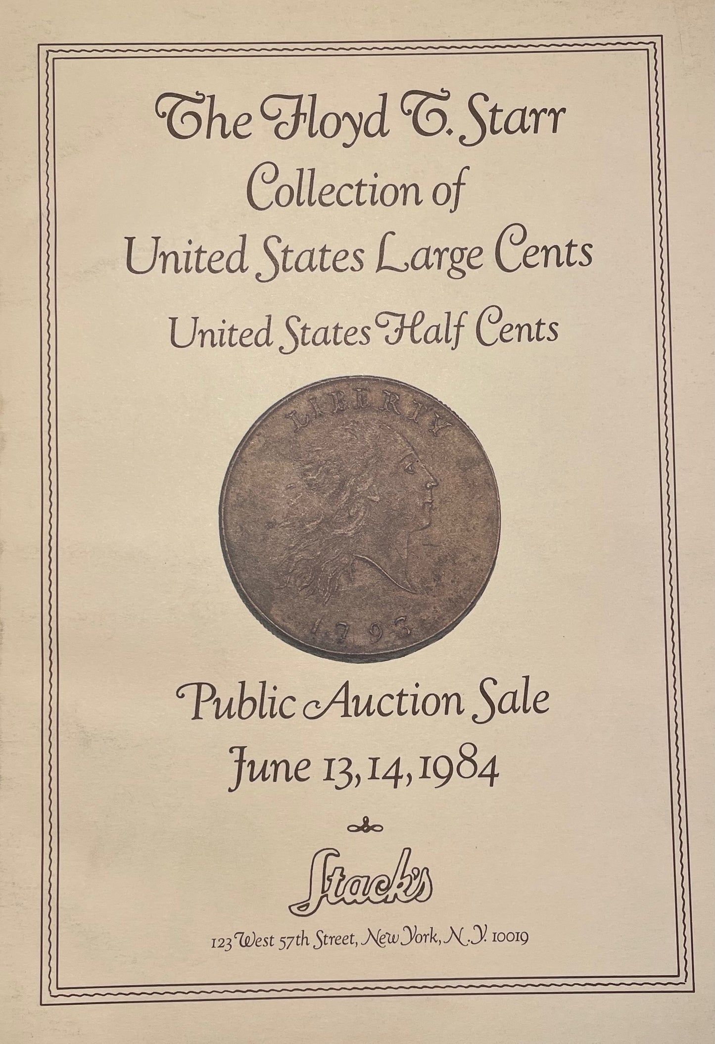 The Floyd T. Starr Collection of Large & Half Cents