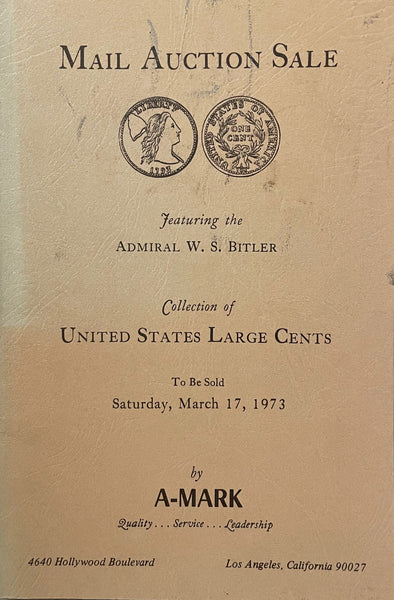 Admiral W.S. Bitler Collection of United States Large Cents