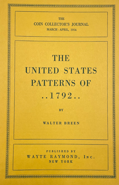 The United States Patterns of 1792