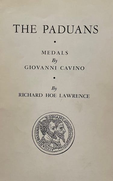 The Paduans: Medals by Giovanni Cavino